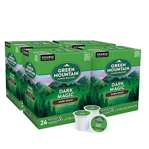 Book Cover Green Mountain Coffee Roasters Dark Magic, Single-Serve Keurig K-Cup Pods, Dark Roast Coffee, 96 Count