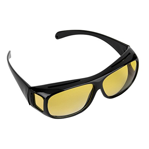 Book Cover ClearVision HD Night Optics Wraparound Glasses Yellow
