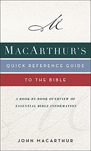 Book Cover MacArthur's Quick Reference Guide to the Bible