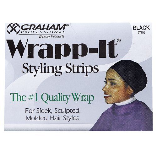 Book Cover Graham Professional Beauty Wrapp-It Black Styling Strips