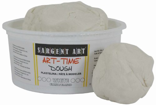 Book Cover Sargent Art 85-3196 1-Pound Art-Time Dough, White