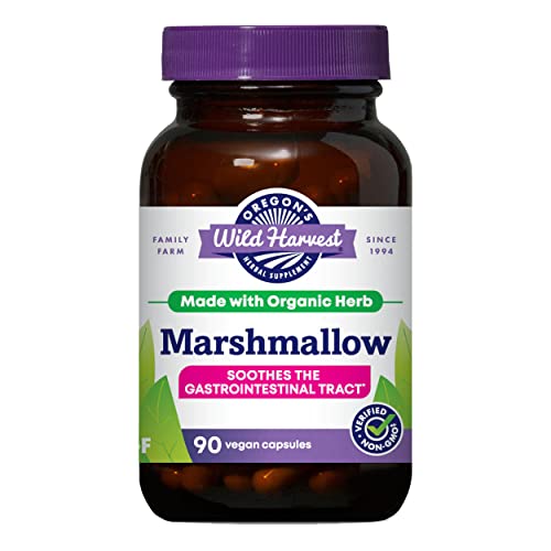 Book Cover Oregon's Wild Harvest Marshmallow Organic Herbal Supplement, 90 Count