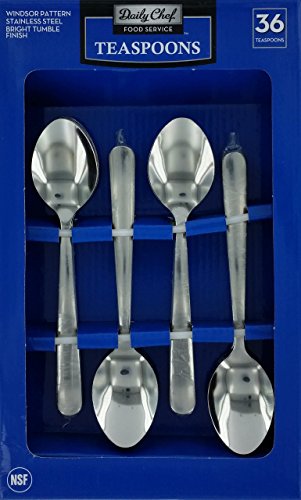 Book Cover Bakers & Chefs Teaspoons - 36 pc.