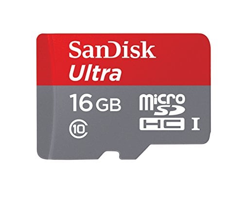 Book Cover SanDisk Ultra 16GB MicroSDHC Class 10 UHS Memory Card Speed Up To 30MB/s With Adapter - SDSDQUA-016G-U46A [Old Version]