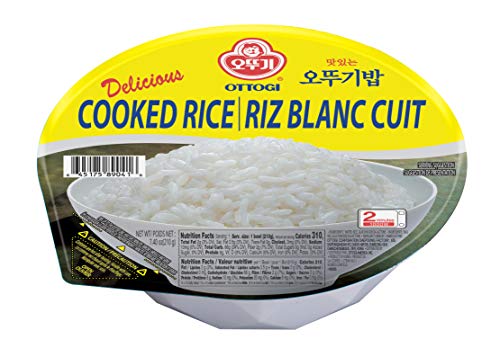 Book Cover [OTTOGI] Delicious COOKED RICE, Gluten free, Microwavable instant cooked rice, Precooked ready to eat container (7.40oz., 12 count)