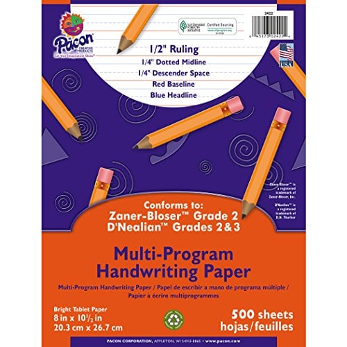 Book Cover Pacon Multi-Program Handwriting Paper, 8
