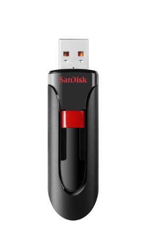 Book Cover SanDisk Cruzer Glide 128 GB USB Flash Drive USB 2.0