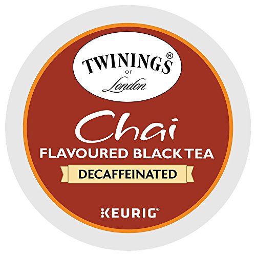Book Cover Twinings Chai DECAFFEINATED K-Cups for Keurig Brewers 48 Count
