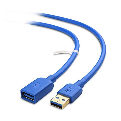 Book Cover Cable Matters USB to USB Extension Cable 6 ft (USB 3.0 Extension Cable / USB Extender) in Blue for Webcam, VR Headset, Printer, Hard Drive and More - 6 Feet