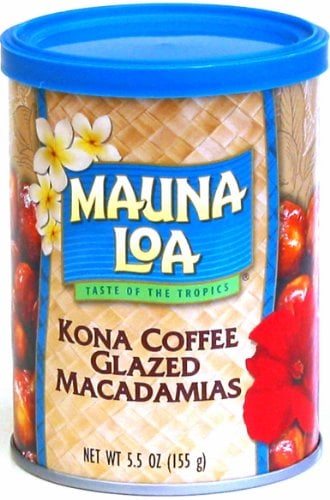 Book Cover Mauna Loa Kona Coffee Glazed Macadamia Nuts, 5.5-Ounce Can (Pack Of 3)
