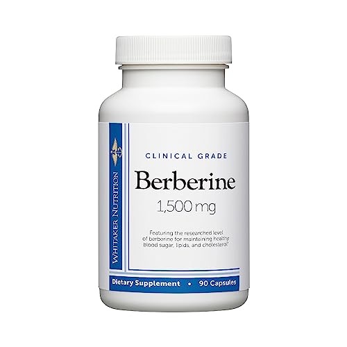 Book Cover Dr. Whitaker Berberine Supplement | 1,500mg Per Daily Serving | 30 Day Supply