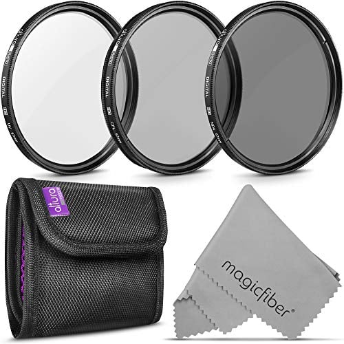 Book Cover 67MM Lens Filter Kit by Altura Photo, Includes 67MM ND Filter, 67MM CPL Filter, 67MM UV Filter, (UV, CPL Polarizing Filter, Neutral Density ND4) for Camera Lens with 67MM Filters + Lens Filter Case