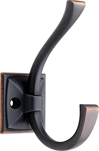 Book Cover Liberty Hardware 137246 Ruavista Coat and Hat Hook, Single, Bronze with Copper Highlights