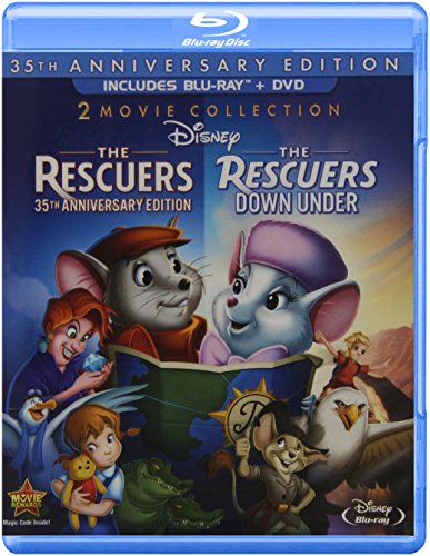 Book Cover The Rescuers: The Rescuers / The Rescuers Down Under, 35th Anniversary Edition [Blu-ray]
