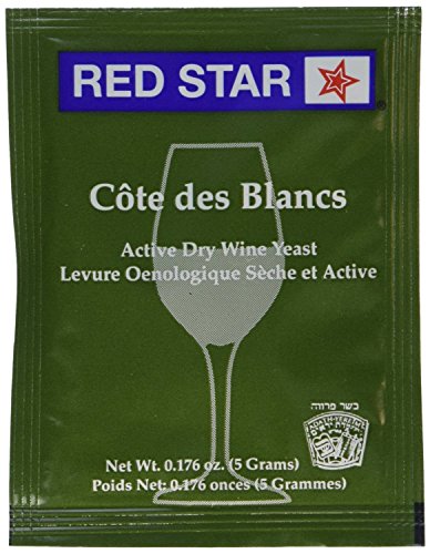 Book Cover Cote des Blancs Wine Yeast - 10 Packs