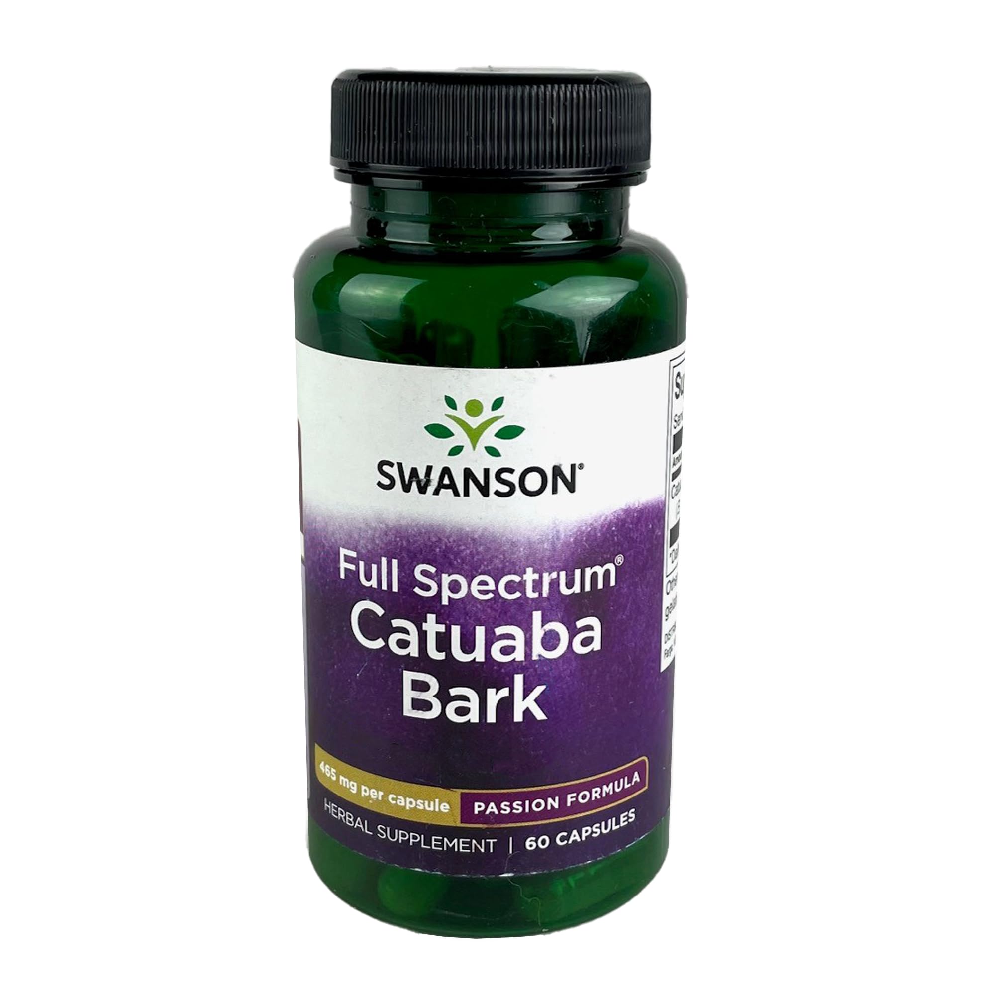 Book Cover Swanson Catuaba Bark - Supports Endurance & Stamina for Men & Women - Herbal Supplement Promoting Natural Health & Wellness - (60 Capsules, 465mg Each)