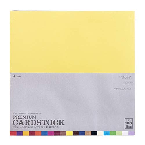 Book Cover Darice Coreâ€™dinations Premium 65-lb Cardstock Value Pack party supplies, Multicolor