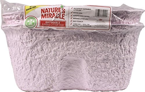 Book Cover Nature's Miracle Disposable Litter Box, Jumbo, 2-Pack - P-82029