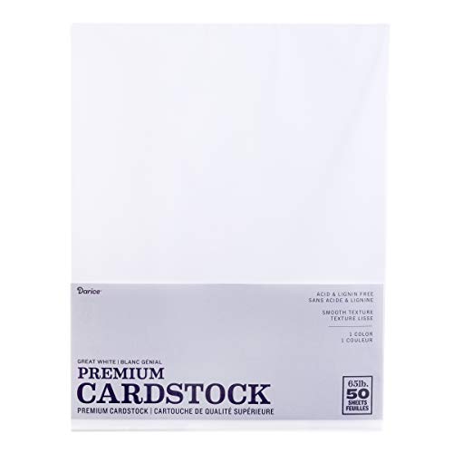 Book Cover Darice GX-2200-06 Core'dinations 50-Piece Card Stock Paper, 8.5