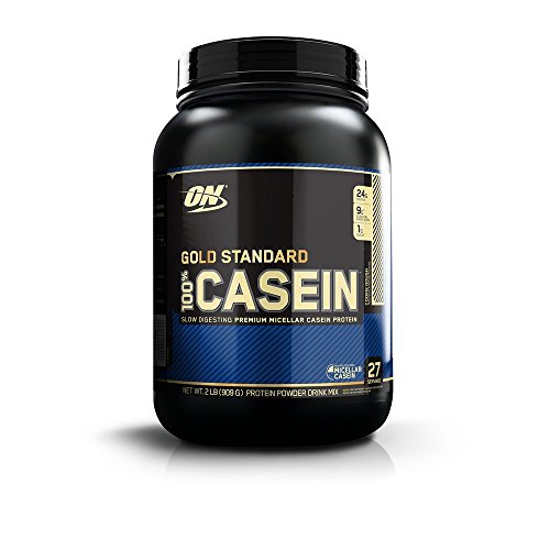 Book Cover OPTIMUM NUTRITION GOLD STANDARD 100% Micellar Casein Protein Powder, Slow Digesting, Helps Keep You Full, Overnight Muscle Recovery, Cookie Dough, 2 Pound