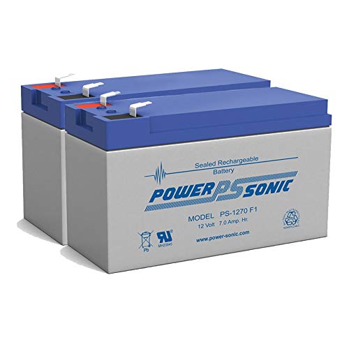 Book Cover Powersonic PS1270F1 Replacement Rhino Battery - 2 Pack