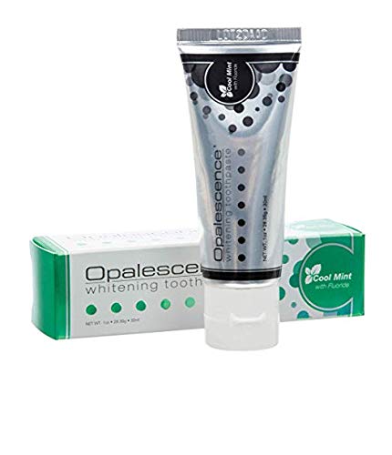 Book Cover Opalescence Whitening Toothpaste, Fluoride Teeth Whitening Toothpaste, Mint Flavor, 1 Ounce, 2-Pack