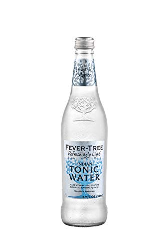 Book Cover Fever-Tree Refreshingly Light Tonic Water, No Artificial Sweeteners, Flavourings or Preservatives, 16.9 Fl Oz (Pack of 8)