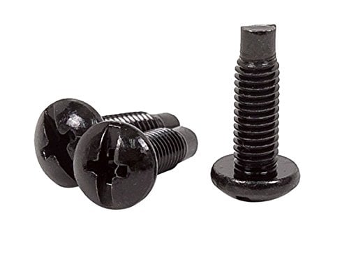 Book Cover Monoprice 108621 10/32 Screw for Rack, Black 1-Pack of 50