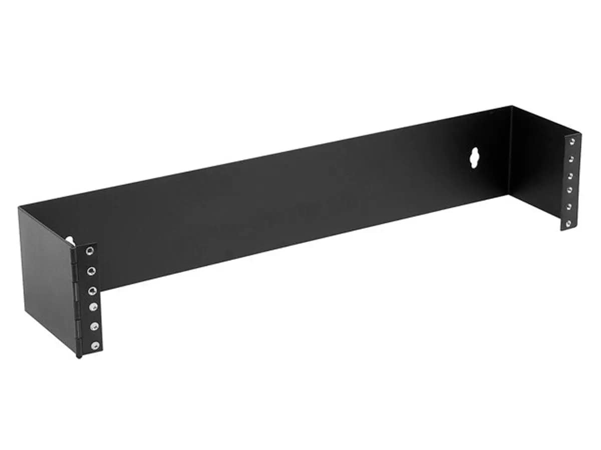 Book Cover Monoprice 3.5 by 19 by 4-Inch 2U Wall Mount Bracket 108624 3.5x19x4 Inch (2U) Wall Mount Bracket