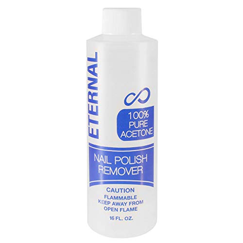 Book Cover Eternal Professional Nail Polish Remover - 100% Pure Acetone (16 Ounces)