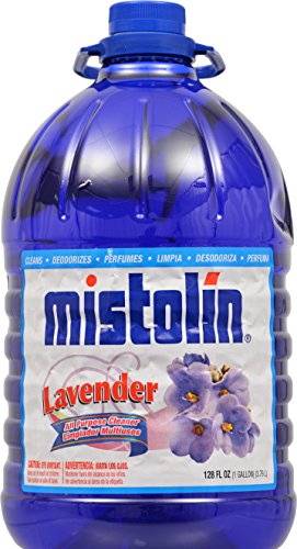 Book Cover Mistolin Lavender, All Purpose Cleaner, 128 Fl Oz, 1 gallon, Longer Lasting Multi Purpose Cleaner, Best Cleaner for Floors, Bathrooms & Kitchen Appliances