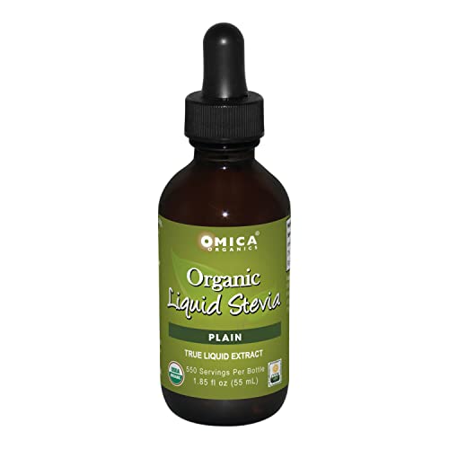 Book Cover Omica Organics Organic Liquid Stevia - Plain (1.85 fl oz)