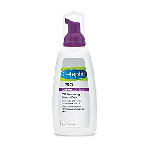 Book Cover Cetaphil PRO DermaControl Oil Removing Foam Wash 8 oz (Pack of 3) - Packaging May Vary