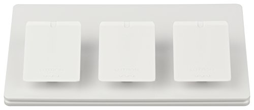 Book Cover Lutron Caseta Wireless Triple-Pedestal for Pico Remote, L-PED3-WH, White