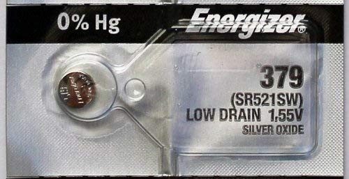 Book Cover Energizer 379 (SR521SW) Silver Oxide Battery (Pack of 5)