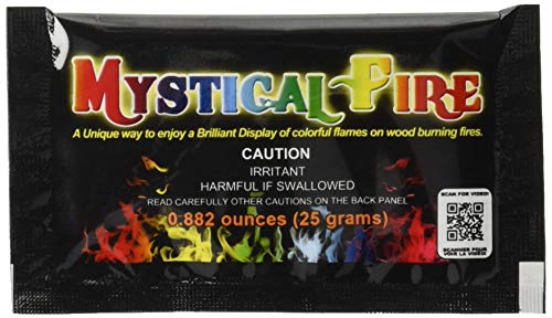 Book Cover MYSTICAL Fire Campfire Fireplace Colorant 0.882 oz Packets 12 Pack