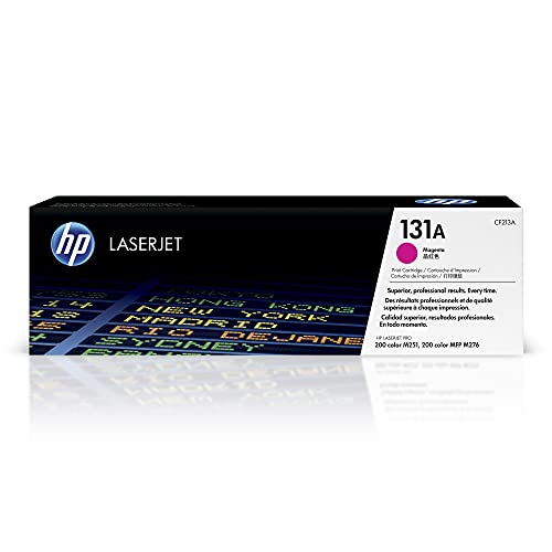 Book Cover HP 131A Magenta Toner Cartridge | Works with HP LaserJet Pro 200 color M251 Series, HP LaserJet Pro 200 color MFP M276 Series | CF213A
