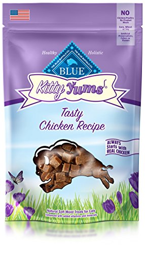 Book Cover Blue Buffalo Kitty Yums Soft-Moist Cat Treats, Chicken Recipe 2-oz bag