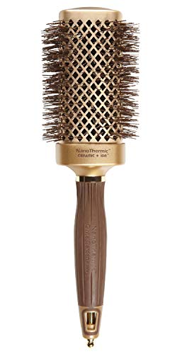 Book Cover Olivia Garden NanoThermic Ceramic + Ion SQUARE Shaper Thermal Hair Brush NT-S50 (2