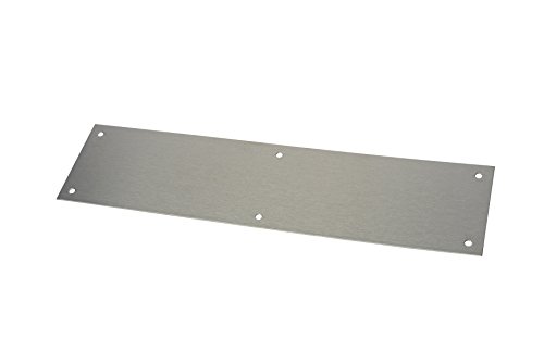 Book Cover Rockwood 70A.32D Stainless Steel Standard Push Plate, Four Beveled Edges, 12