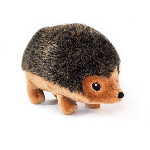 Book Cover ZippyPaws 12-Inch Hedgehog Squeaky Plush Dog Toy, X-Large for All Breed Sizes
