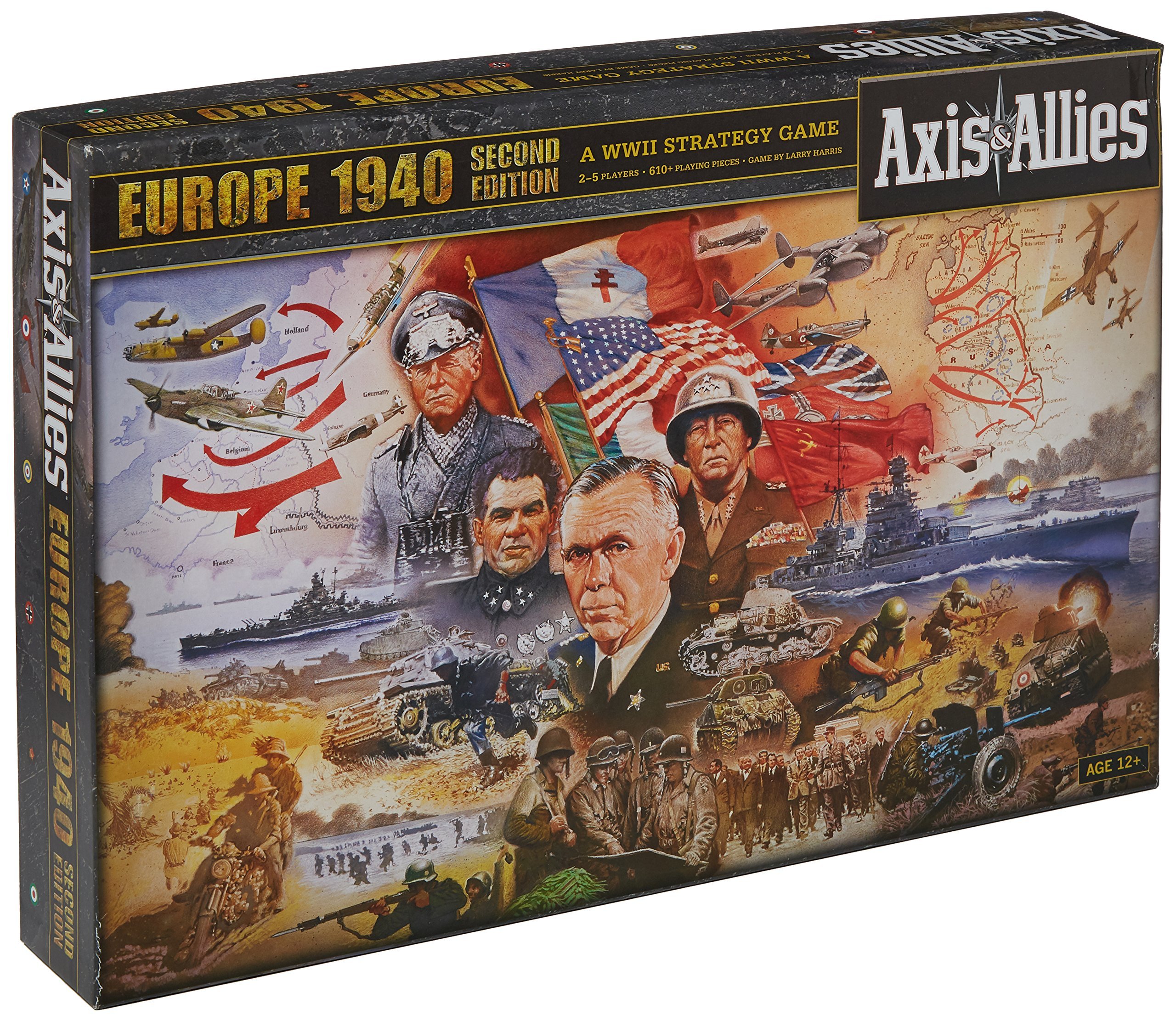 Book Cover Wizards of the Coast Axis and Allies Europe 1940 2nd Edition Board Game