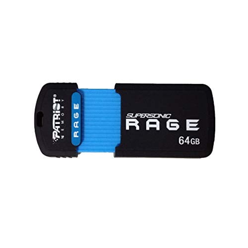 Book Cover Patriot 64GB Supersonic Rage Series USB 3.0 Flash Drive with Up to 180MB/sec- PEF64GSRUSB