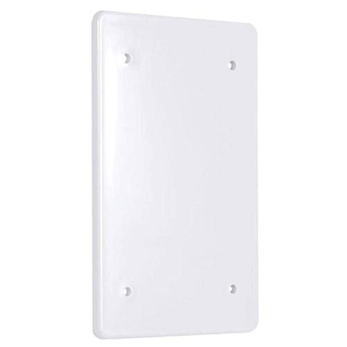 Book Cover BELL PBC100WH Weatherproof Device Receptacle Blank Cover, 1-Gang, White