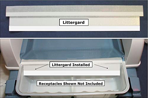 Book Cover Felineasy Littergard - Eliminate Litter & Waste Under Littermaid Receptacle Junction. Can Be Used with Modified Receptacles to Eliminate Receptacle Replacements