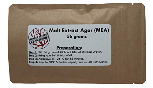 Book Cover The Seaweed Solution Malt Extract Agar (Mea) 56 Grams - Great For Cultivating Mushrooms!