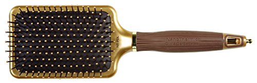 Book Cover Olivia Garden Ceramic + Ion Nano Thermic Styler NT-Paddle Brush