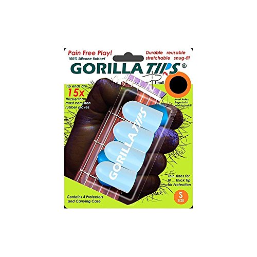 Book Cover Gorilla Tips 98/GT101CLR Small Finger Protectors - Clear