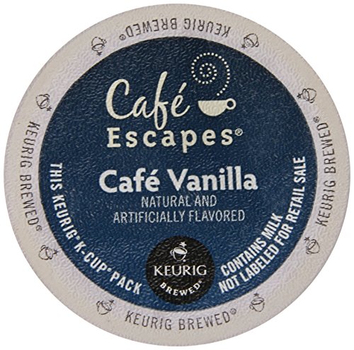 Book Cover Cafe Escapes Cafe Vanilla K-Cups 1 Box (12 K-Cups)
