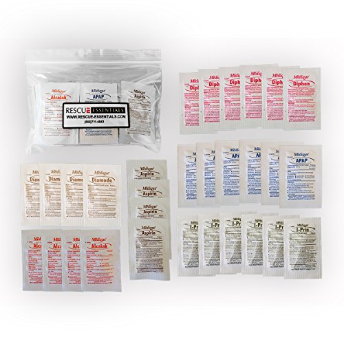 Book Cover MEDICATIONS Unit DOSE Pack by RESCUE ESSENTIALS